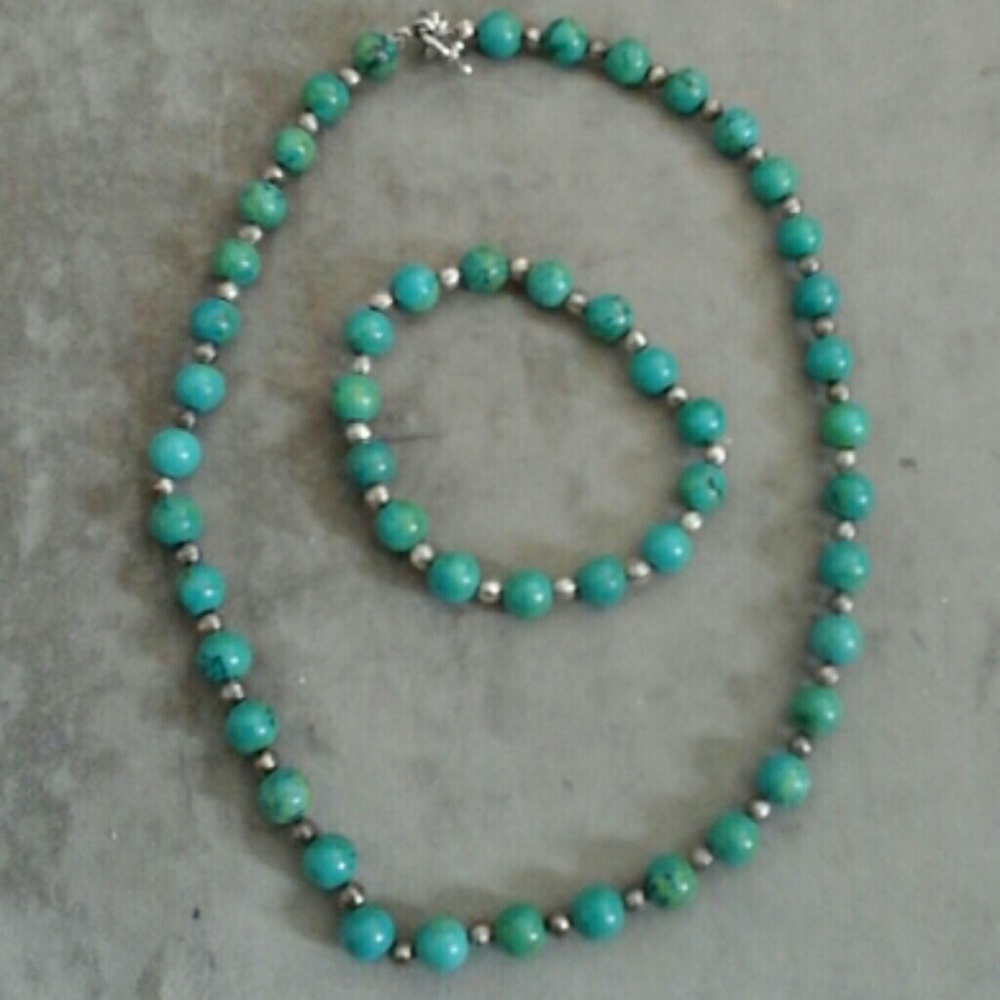 💚Green Turquoise Necklace💚